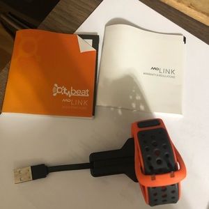 Orange Theory heart rate band and charger